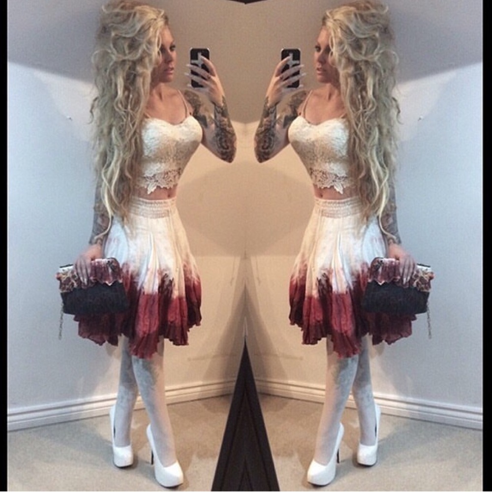 OOAK Deadly Seams ‘Saint Valentines Massacre’ skirt
